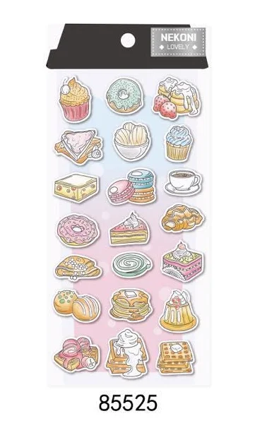 85525 20set Cute cartoon Diary Planner Decorative Mobile Stickers Scrapbooking Craft Stationery Stickers - Цвет: 85525