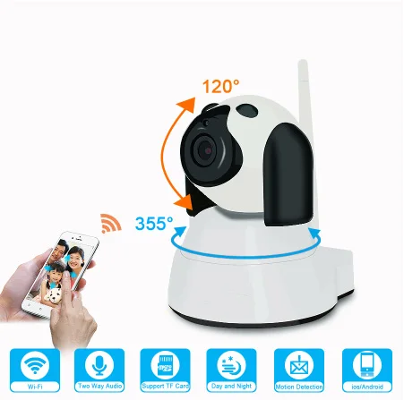 

camera ip 1080P HD Wireless Wifi IP Camera, Home Security Camera, Onvif P2P IR-Cut P / T, Night Vision Camera, CCTV, Home Camera