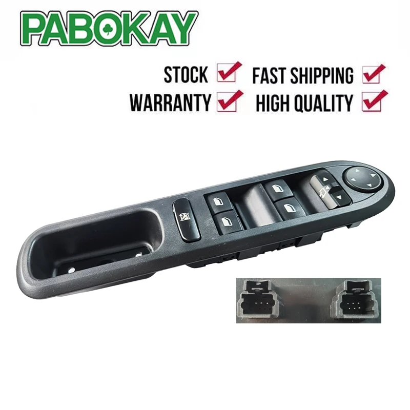 Front Left Side Power Electric Window Lifter Switch Panel For Peugeot 407 SW 6554.ER 96468704XT 6554ER 6554 ER 2004-2010 | Автомобили и