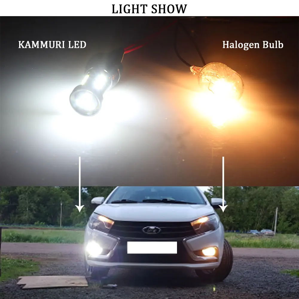 2 шт. без ошибок H11 H8 15SMD светодиодный автомобильный DRL противотуманный светильник лампы для Lada Kalina Granta Vesta SW Larina NIVA II Priora XRAY DC12-14V