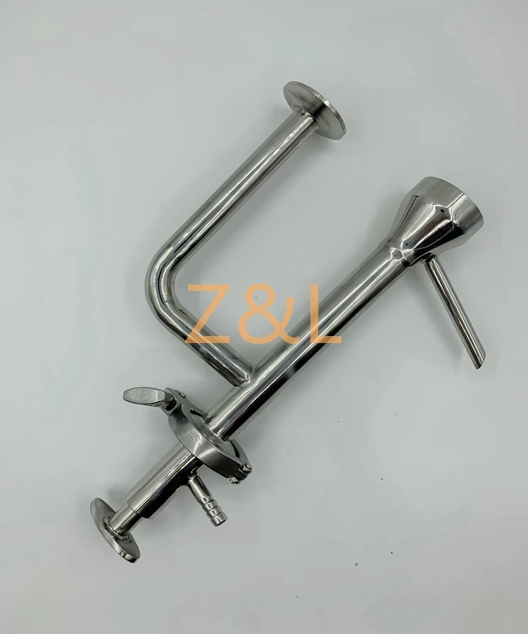 

1.5" Triclamp stainless steel alcohol distiller moonshine stills parrot with sampling valve for Moonshine Still