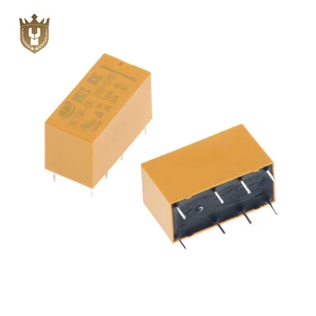 

1Pcs DC 3V 5V 9V 12V 8 Foot 2A 2 Open 2 Closed Relay Communication Signal Relay Electromagnetic Relay