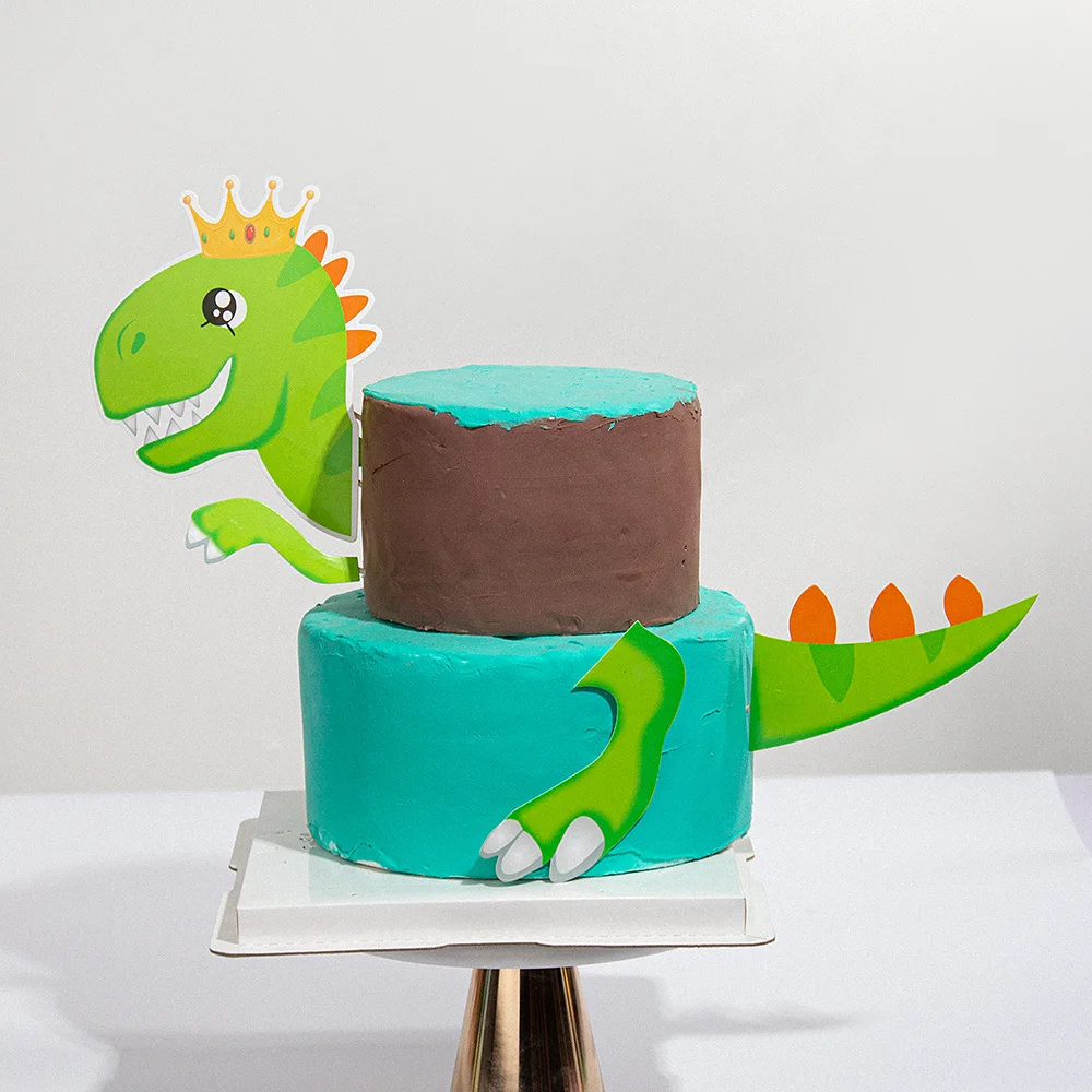 Dinosaur Theme Parti Cake Topper Dinosaur Jungle Safari Birthday Party  Decor Boy Dinosaur Cake Decor Jurassic World Party Decor - Cake Decorating  Supplies - AliExpress