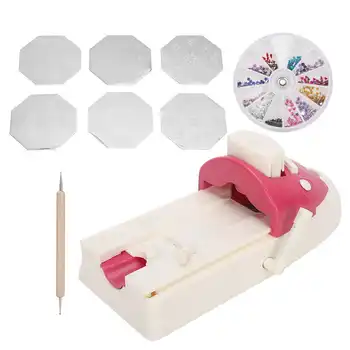 

Nail Art Printer Manicure Machine Stamp Set Nail Pattern Plates Stamper DIY Kit Set Nails Accessoires