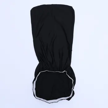 

Rotating Armchair Slipcover Removable Stretch Computer Office Chair Cover Protector in Small Size (Black)