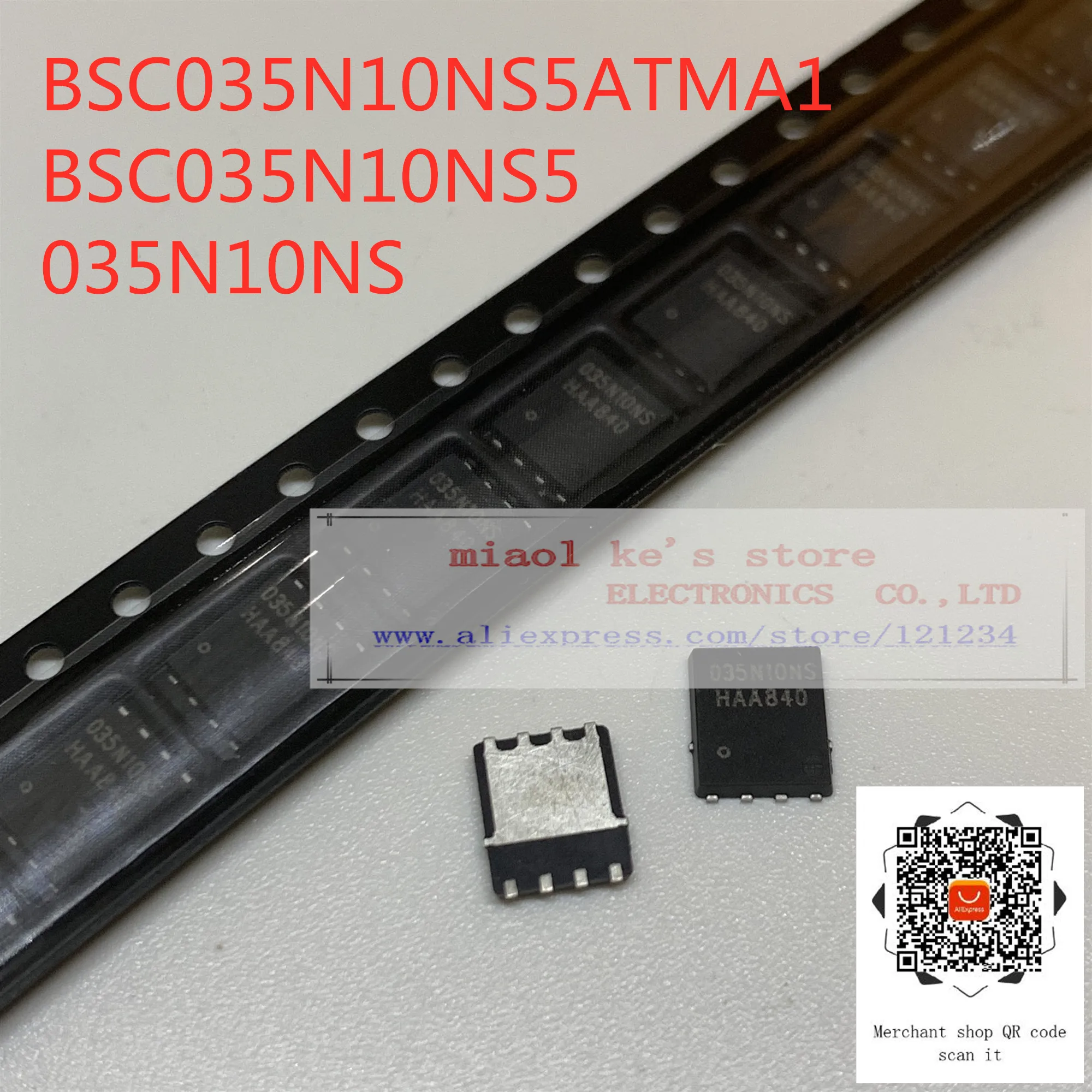 [5 шт. ~ 10 шт.] 100% Новый оригинал: BSC035N10NS5ATMA1 BSC035N10NS5 035N10NS-полевой МОП N-канал 100 в а