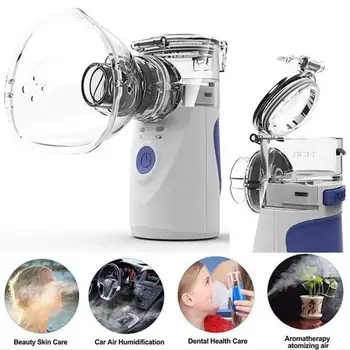 

Portable Silent Ultrasonic Inhaler Nebulizer Rechargeable Medical Steaming Atomizer Mini Handheld Inhaler Nebulizer Healthy Care