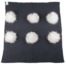 Очаровательное кашемировое Пеленальное теплое одеяло для новорожденных и детей постарше, одеяло для сна для путешествий с помпоном из натурального меха 15 см, постельные пеленки