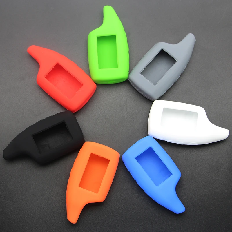 

M5 Silicone Case Keychain for Russian Scher-Khan Magicar 5 2-Way Car Alarm LCD Remote Control /Scher Khan M5 M902F/M903F Key Fob
