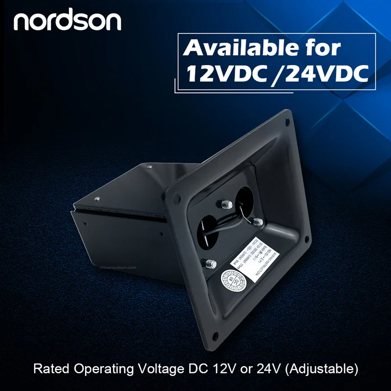 Nordson DC 12 V/24 V электромагнитный выкладка пола и настенное крепление держатель двери 50 кг/100Lbs Мощность, чтобы открыть для противопожарные двери фиксаторы уход за кожей лица
