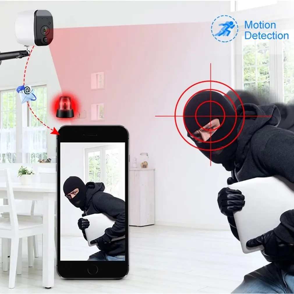 Wireless Security Wifi IP Camera 1080P IP65 Waterproof Outdoor Home Mini Camera Night Vision CCTV Surveillance