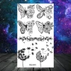 Butterfly Rose Flower Temporary Tattoos For Women Adult Kids Girl Feather Snake Scorpion Fake Tattoo Neck Arm Hands Small Tatoos 6