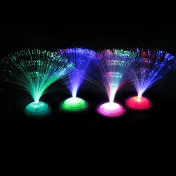 

Wedge Reading Decoration Fiber Optic Gypsophila Rgb Festive Festive Night Light Led Lamp Beautiful Creative Controller Star
