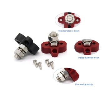 

Busbar Power Terminal Block Max Operating Voltage: DC 48V Size: 47 X 43 Mm / 1.9 X 1.7 Inches