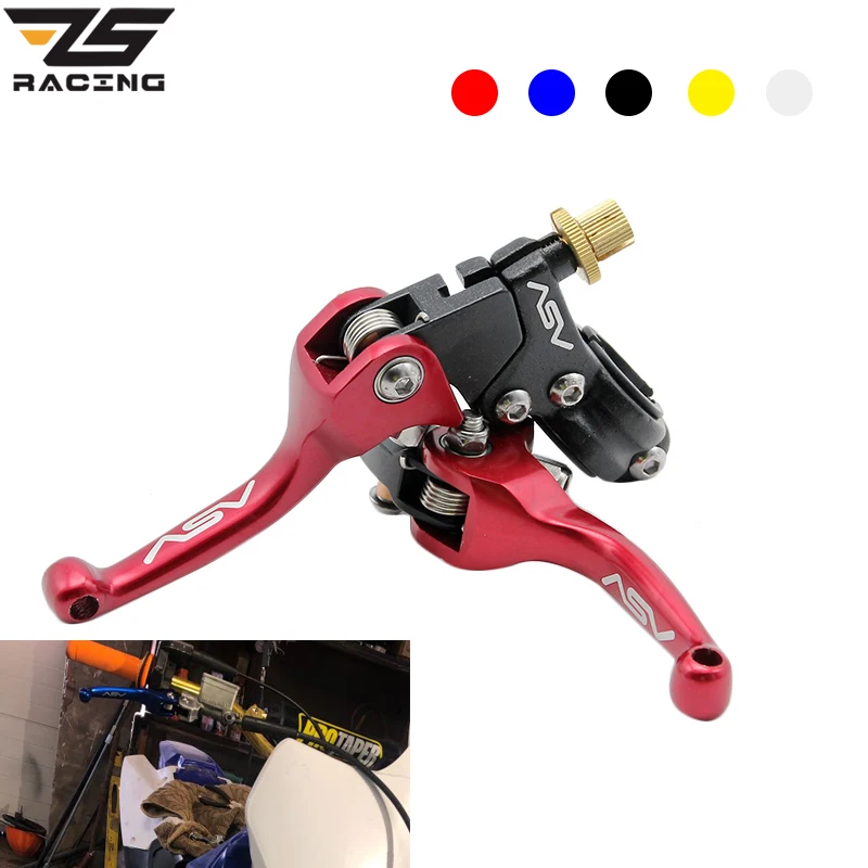 Рычаги тормозной муфты ZS Racing 22 мм CNC ASV F3 складные для Honda Yamaha Kawasaki Suzuki мотоцикла
