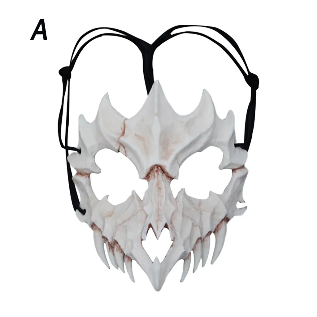 

Halloween decorations outdoor scary Japanese Kurato Mito Nue Tengu Ryujin Mask Halloween Props Cosplay Masks Resin D30813