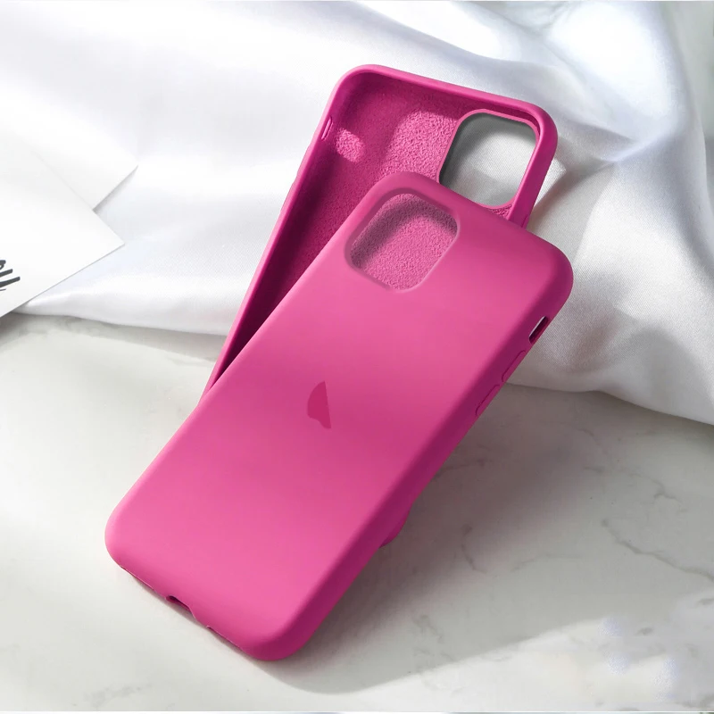 Official original silicone case for iphone 6 7 8 6S Plus XR X with logo
case for iphone X Xs 11 pro max 7 8 6 Xs X XR back cover