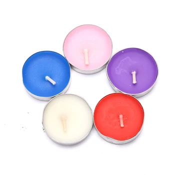 

Propose Confession Birthday Smokeless Aromatherapy Tea Wax 10/Box Paper Box Small Candle Pendulum Party Round Candle
