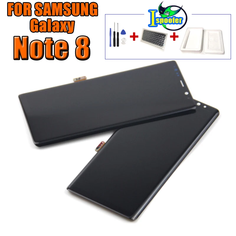 

Original Amoled Display Lcd For Samsung Note 8 N9500 N950U N950FD Screen For Galaxy Note 8 Display Lcd With Burn Shadow screen