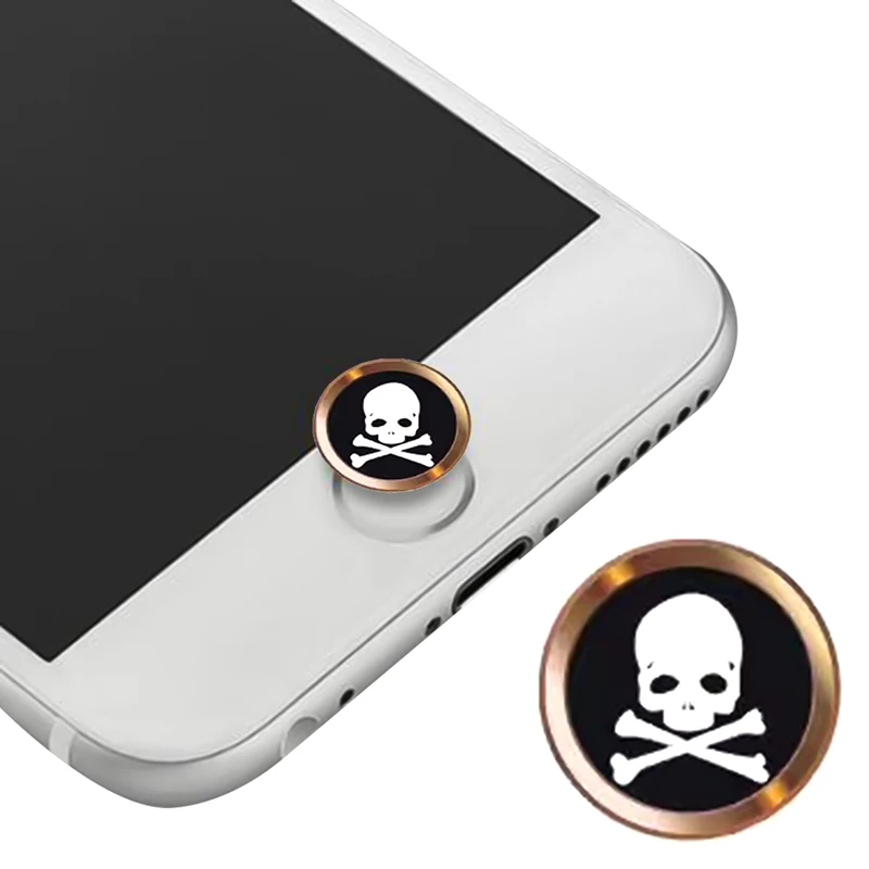 1 шт мультяшная Милая сенсорная ID Главная Кнопка Наклейка для iPhone5 5S 6S 7 8 Plus Ipad air 2