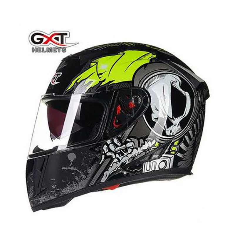 Новый Зимний GXT 358 с двойными линзами мотоциклетный шлем ABS рыцарь защитные шлемы