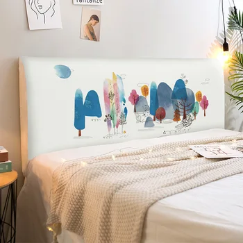 

Modern Minimalist Bedside Cover Dust Cover Full Enclosed Elastic Dust-proof Bed Head Cover/ Protective Cover