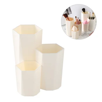 

1pc Combination Storage Box Durable Makeup Brushes Holder for Home Dorms