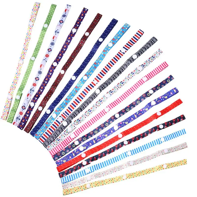 Accesorios de cochecito de bebé, 1 unidad, mordedor, botella de chupete, Correa Anti-cadena perdida, cinturón, Clip de chupete colorido para cochecito