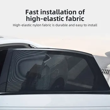 

Generic Windshield Sunshade Car 2pcs Sun Visor Auto Vehicle Ice Silk Material Sunshademesh Window Covers Shade Curtain