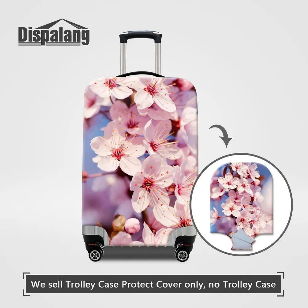 Luggage Cover14 Dispalang женский дорожный багажный Защитный чехол Чехол с принтом розы для костюма чехол на заказ цветочный дизайнерский эластичный Чехол для багажа - Цвет: Luggage Cover14