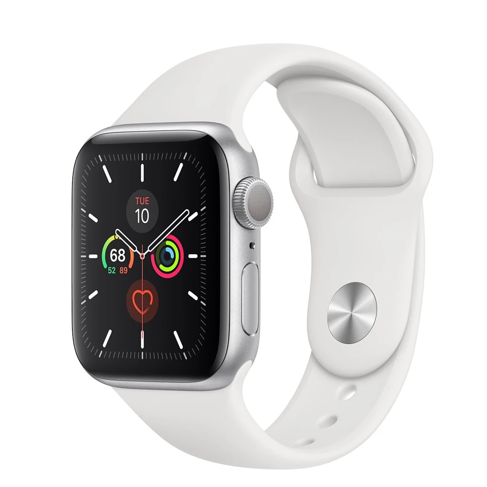 Новинка, Apple Watch Series 5, только для Wifi, алюминиевый спортивный браслет SmartExercise, ЭКГ HeartRhythmSensor, HearingProtect TrackCycle WithoutPhone - Цвет: White