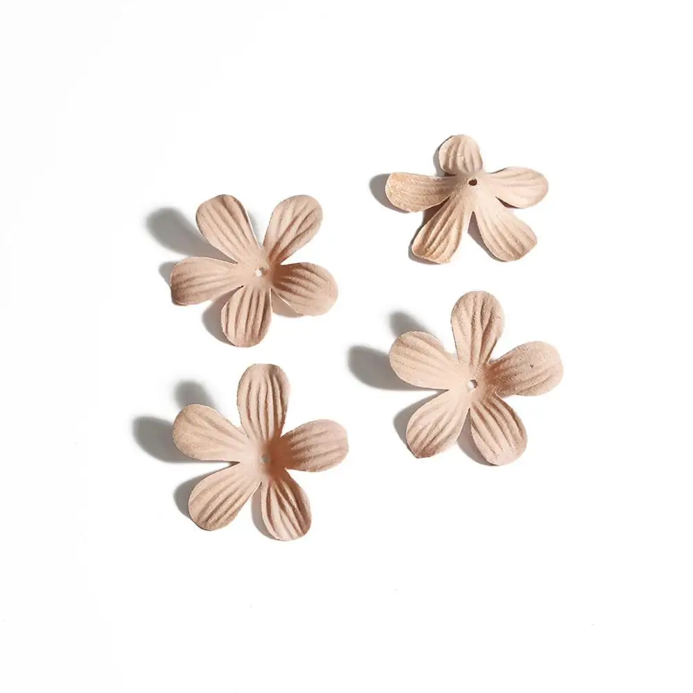 Ткань розовый цвет имитация лепестков мульти-стиль DIY трехмерный цветок для серьги ручной работы ожерелье Изготовление ювелирных изделий - Цвет: 05