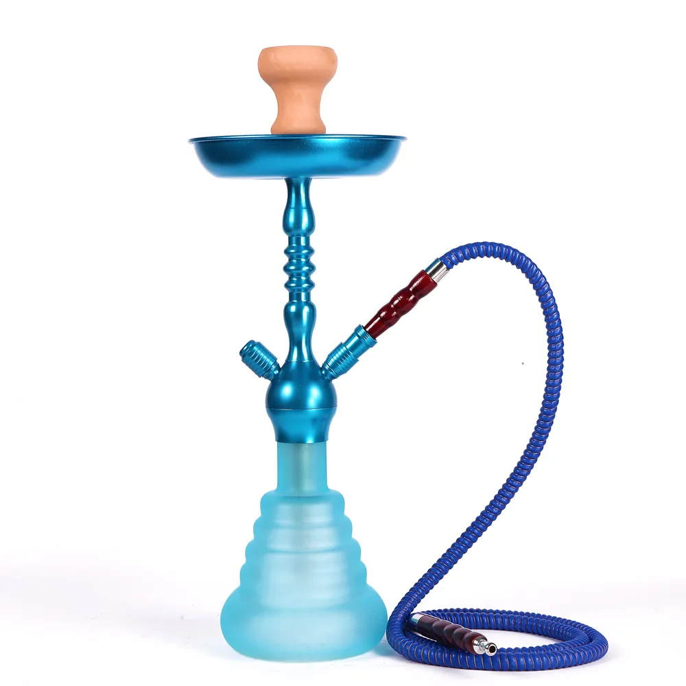 

3colors Arab Mid Size Portable Aluminium Hookah Set Chicha Nargile Charcoal Cachimba Shisha Pipes Accessories