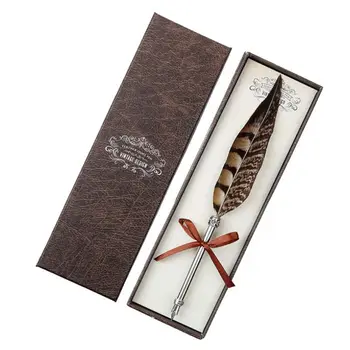 

Retro Quill Dip Feather Pen Fountain Pens Calligraphy Supplies Writing Tool New