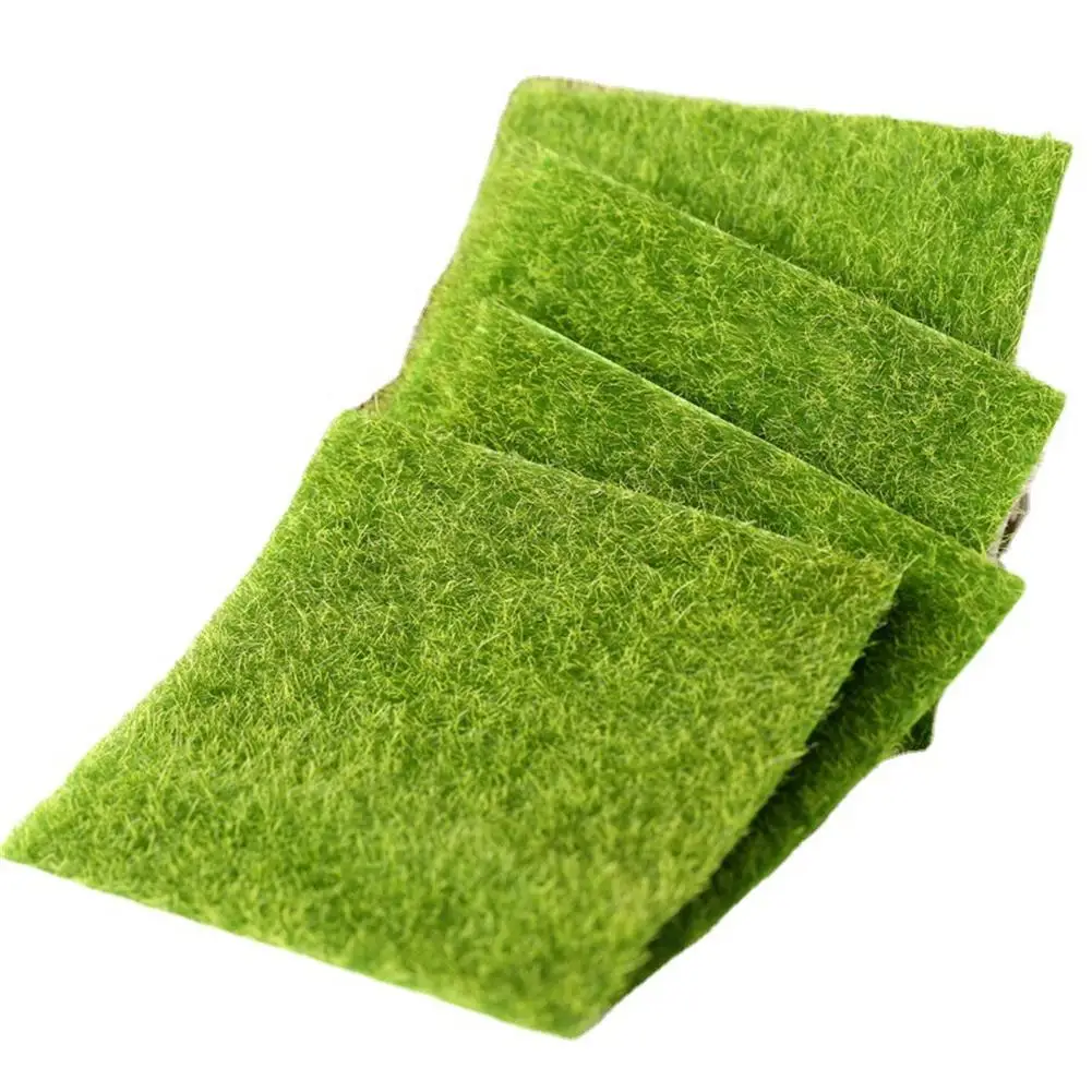 DIY Garden Simulation Plants Artificial Fake Moss Decorative Lawn Turf Green Grass Micro Landscape Decoration | Дом и сад