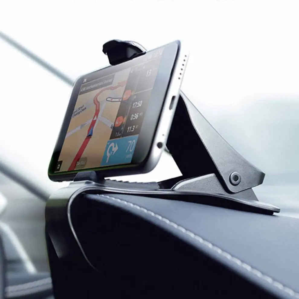 Универсальная подставка, регулируемый gps-держатель, концентратор, телефон для передней панели, крепление для смартфона, gps-навигация, Черный Автомобильный держатель, поддержка