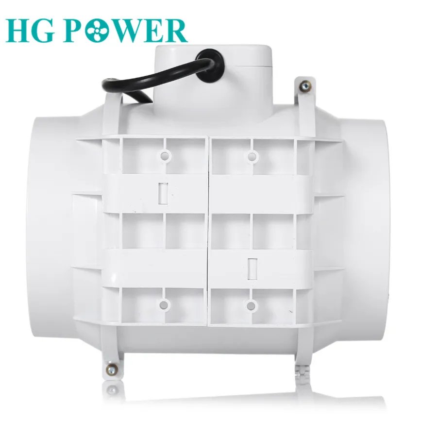 3" 75mm Inline Duct Fan Hydroponic Bathroom Extractor Booster Ventilation Blower Exhaust Fan Apply for Grow Tent Plant Growing