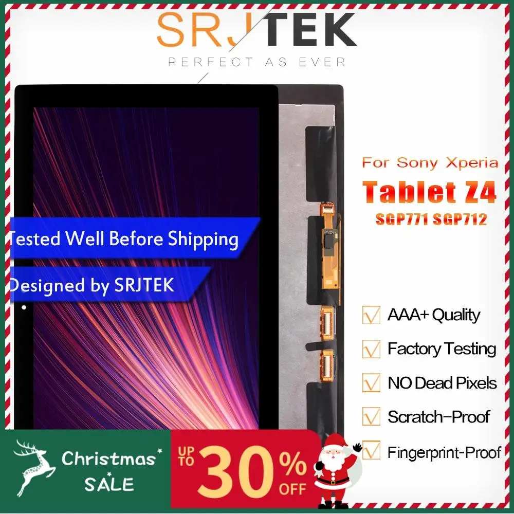 Для sony Xperia Tablet Z4 SGP771 SGP712 ЖК-дисплей сенсорный экран дигитайзер панель сборка Замена для sony Tablet Z4 lcd