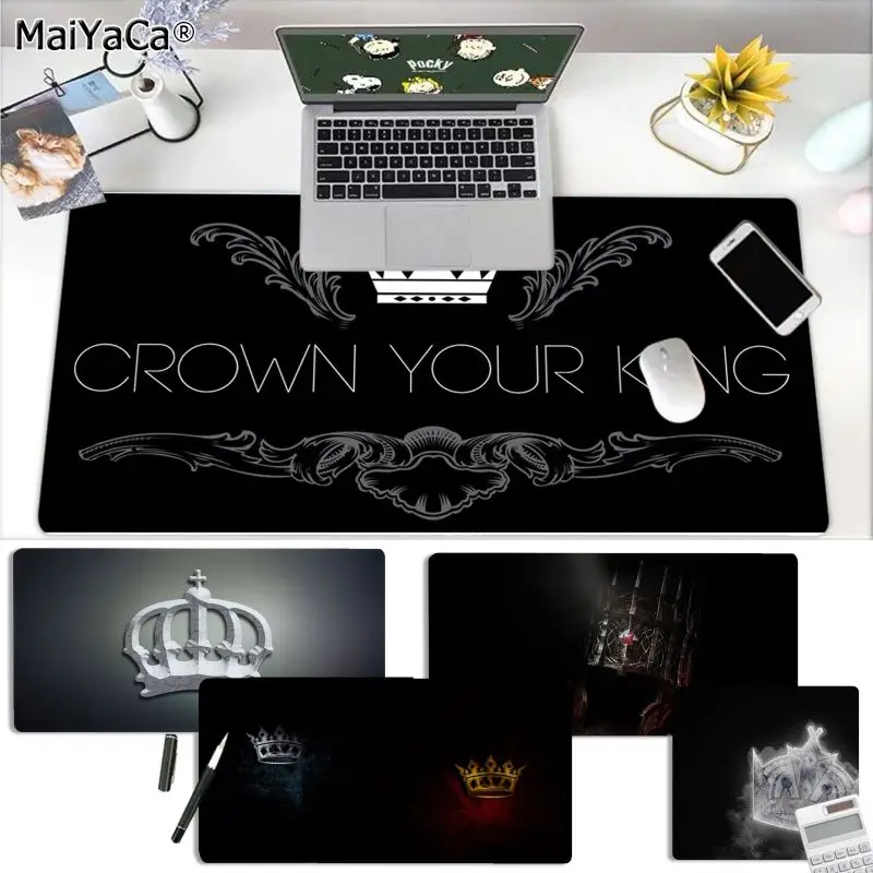 MaiYaCa queen boss crown king большой коврик для мыши PC компьютерный коврик скорость/Управление версия большой игровой коврик для мыши
