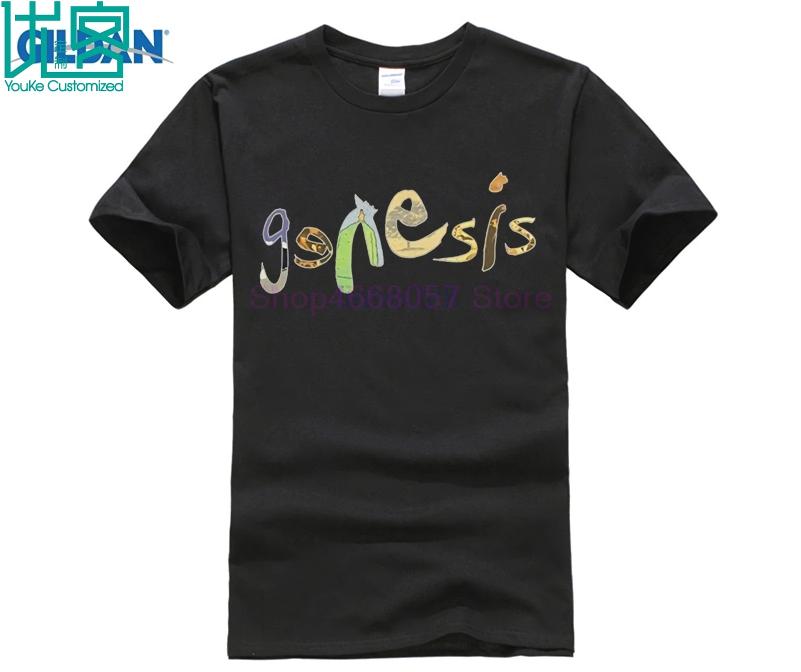 Tshirt o-neck Summer Personality Fashion Men t-shirts Genesis - Box Set t-shirt | Мужская одежда