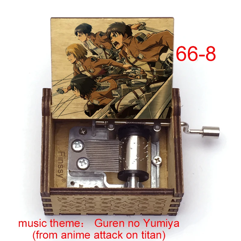 attack on titan Shingeki no Kyojin print music Theme Guren Yumiya hand-ed box Christmas new year gifts large stock | Украшения и