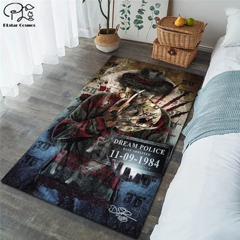 

Stephen King's It Shaggy Fluffy Anti-Skid Area Floor Mat 3D Rug Non-slip Mat Dining Room Living Room Soft Bedroom Mat Carpet ST6
