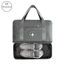 Модные унисекс отделение для сухого и мокрого мешка большой емкости дорожные сумки водонепроницаемая одежда обувь сумка для хранения пляжная посылка