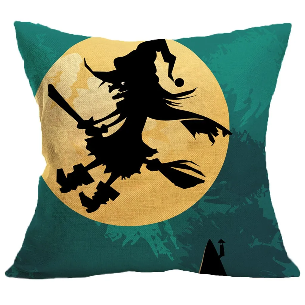 4 шт. чехол для подушки с принтом на Хэллоуин 2020 дюймов | Дом и сад