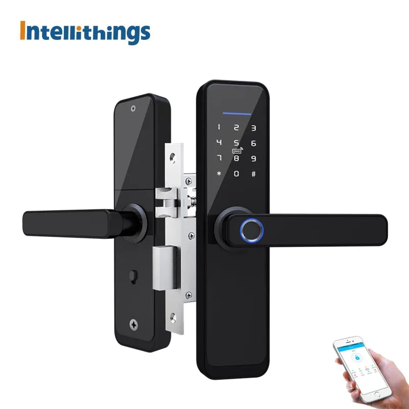 Zemismart Tuya WiFi Smart Lock Core Cylinder Intelligent Security Door Lock Encryption With Keys Work With Smart Life App
