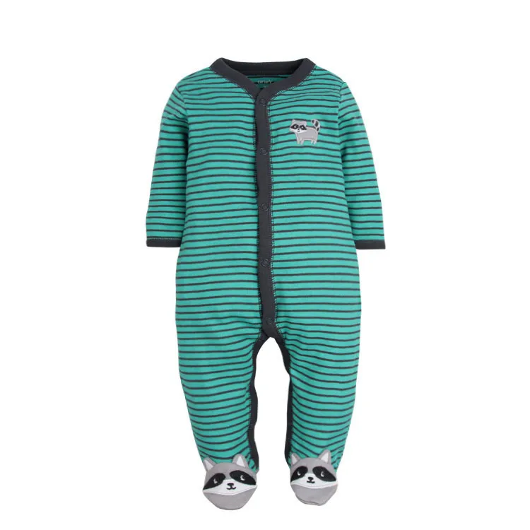 

Clothes for Babies Foot-closed Romper babysir Brand a Class Baby Long Sleeve CHILDREN'S Jumpsuit Crawling Clothes