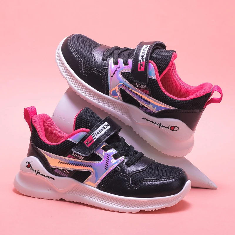 Kids Girls Sports Shoes Cute Children Mesh Sneakers Light Running Shoes Casual for Student Breathable  SD097