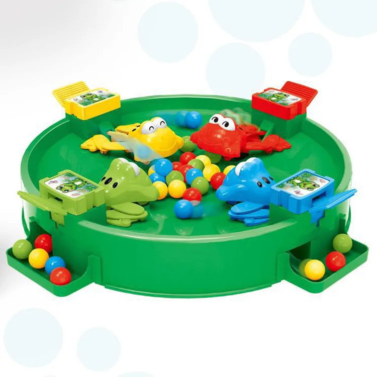 Детская развивающая игрушка Кормление лягушка захват Pacman лягушки едят бусины родитель и ребенок Интерактивная настольная игра китайский 3C