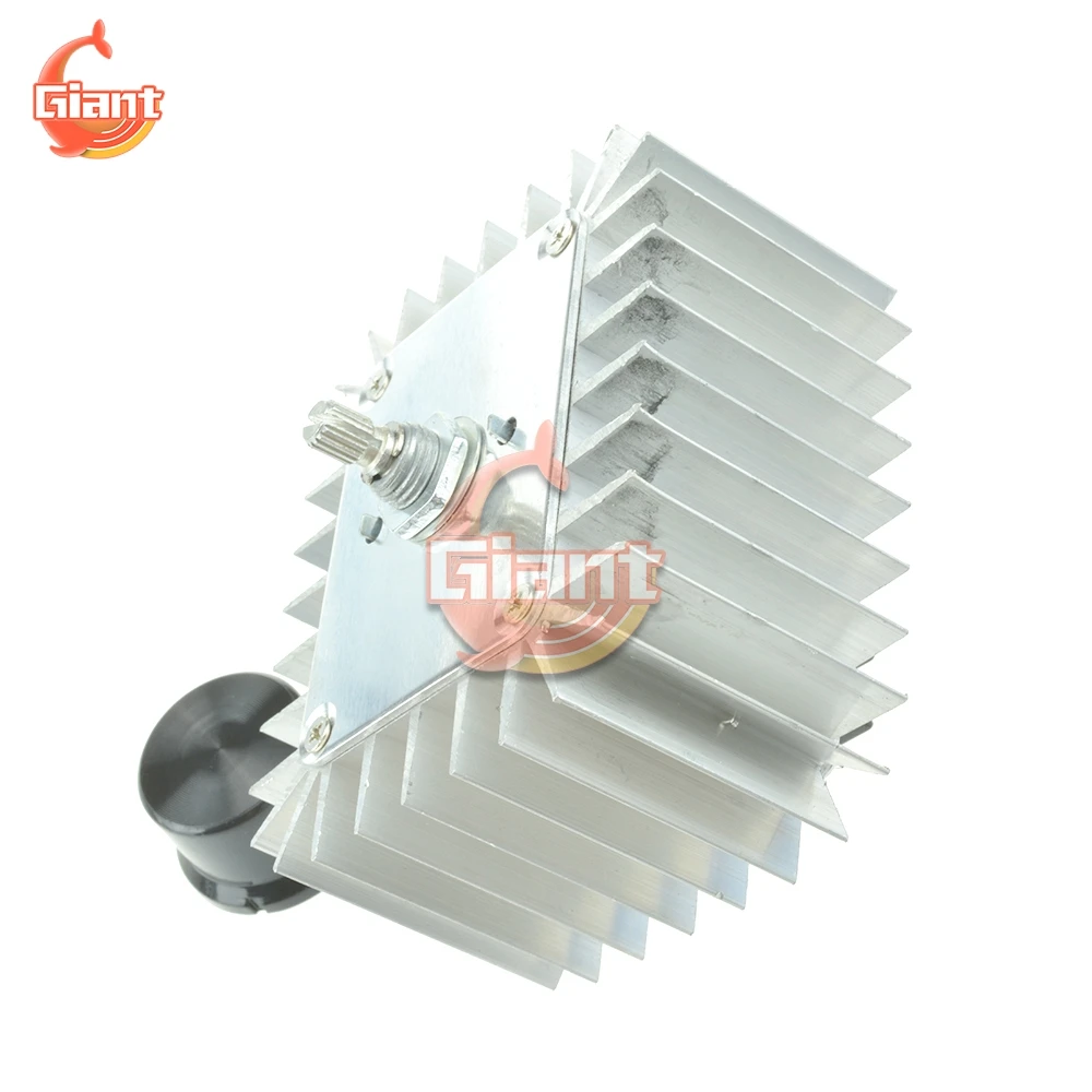 Dimmer AC 220V 5000W - Regolatore Tensione SCR, Per Luci O Motori, Con Case Metallico, Attenuazione Progressiva - Foto 7