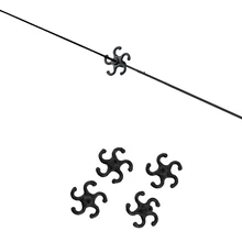 

4pcs Archery BowString Stabilizer Silencer Damper Rubber Shock Absorption Bow String Vibration Dampener Hunting Accessories